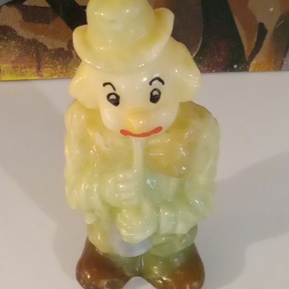 Vintage Multicolor Clown Wax Candle - Picture 3 of 5